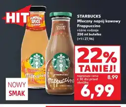Kaufland Mleczny napój kawowy Frappuccino Pumpkin Spice Starbucks oferta