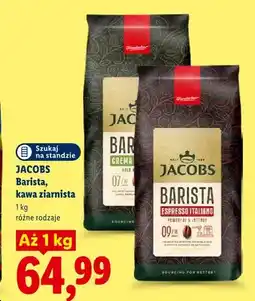 Lidl Kawa ziarnista Jacobs Barista Espresso Italiano oferta