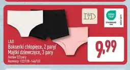 ALDI Bokserki chłopięce 2-pak L & D oferta