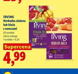 Lidl Herbata zielona mango z grejpfrutem Irving oferta
