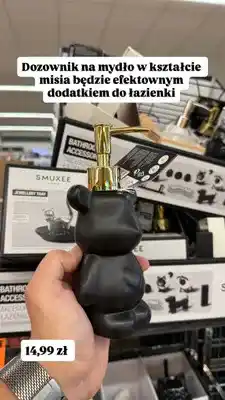 Biedronka Dozownik na mydło Smukee Home w kształcie misia oferta