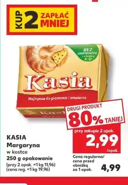 Kaufland Margaryna w kostce Kasia oferta