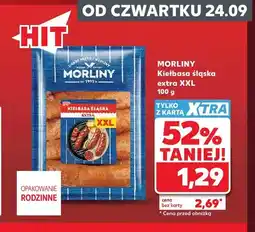 Kaufland Kiełbasa śląska extra XXL Morliny oferta