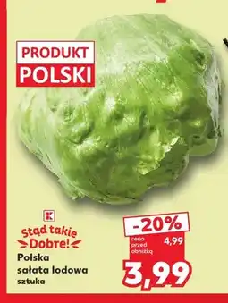 Kaufland Sałata lodowa polska Stąd takie Dobre! oferta