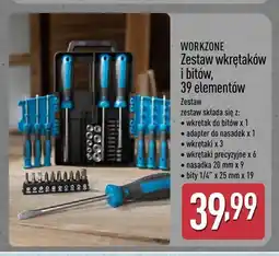 ALDI Zestaw wkrętaków i bitów 39 elementów Workzone oferta