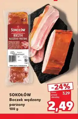 Kaufland Boczek wędzony parzony Sokołów oferta
