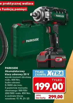 Kaufland Akumulatorowy klucz udarowy Parkside oferta