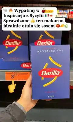 Biedronka Makaron Barilla Classic Maccheroni N°44 oferta