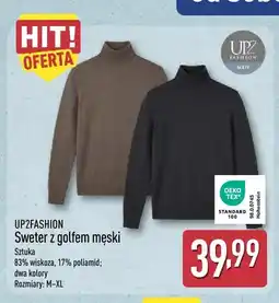ALDI Sweter z golfem męski UP2FASHION oferta