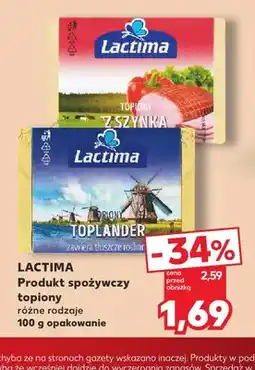 Kaufland Produkt spożywczy topiony z szynką Lactima oferta
