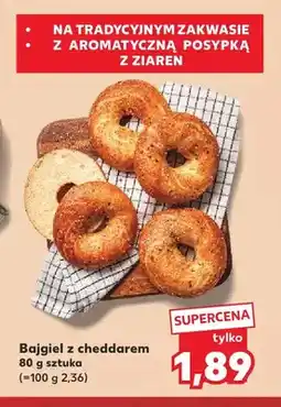 Kaufland Bajgiel z cheddarem oferta