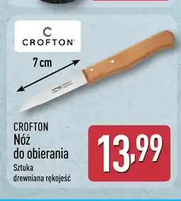 ALDI Nóż do obierania 7 cm drewniana rękojeść Crofton oferta