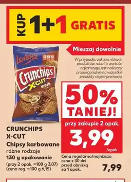 Kaufland Chipsy karbowane Crunchips X-Cut oferta
