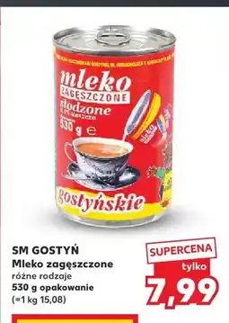 Kaufland Mleko zagęszczone słodzone SM Gostyń oferta
