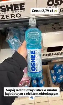 Biedronka Napój izotoniczny Oshee Icy Hydration o smaku jagodowym oferta