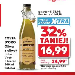 Kaufland Oliwa z oliwek Extra Virgin Il Grezzo Costa d'Oro oferta