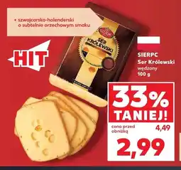Kaufland Ser Królewski wędzony Sierpc oferta