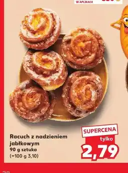Kaufland Racuch z nadzieniem jabłkowym oferta