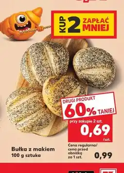 Kaufland Bułka z makiem oferta