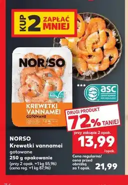 Kaufland Krewetki vannamei gotowane Noriso oferta