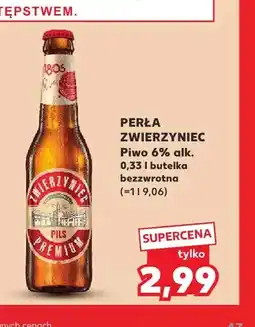 Kaufland Piwo 6% alk. Perła Zwierzyniec oferta