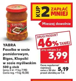 Kaufland Klopsiki w sosie myśliwskim Yabra oferta