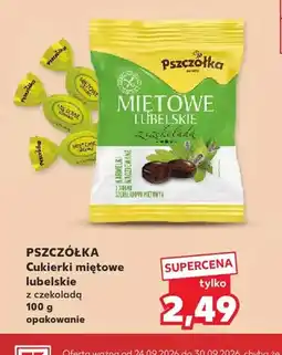 Kaufland Cukierki miętowe lubelskie z czekoladą Pszczółka oferta