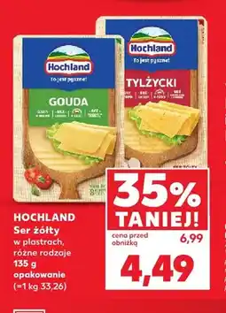 Kaufland Ser żółty w plastrach Hochland oferta