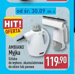 ALDI Myjka akumulatorowa do okien Ambiano oferta