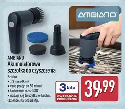ALDI Akumulatorowa szczotka do czyszczenia Ambiano oferta