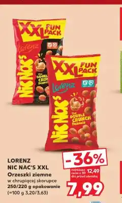 Kaufland Orzeszki ziemne w chrupiącej skorupce Nic Nac's XXL Lorenz oferta
