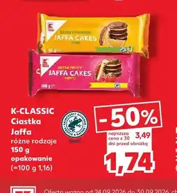 Kaufland Ciastka Jaffa K-Classic oferta