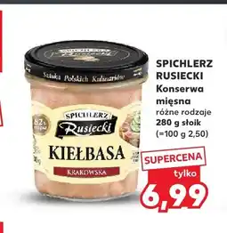 Kaufland Konserwa mięsna Spichlerz Rusiecki oferta