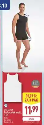 ALDI Podkoszulek męski 3-pak UP2FASHION oferta