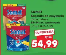 Kaufland Kapsułki do zmywarki różne rodzaje Somat oferta