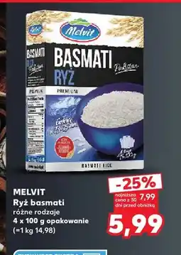 Kaufland Ryż basmati Melvit oferta