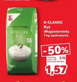 Kaufland Ryż długoziarnisty K-Classic oferta