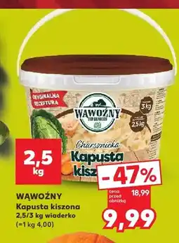 Kaufland Kapusta kiszona Wąwoźny oferta