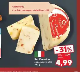 Kaufland Ser pecorino z czerwonym chili PrimoSole oferta
