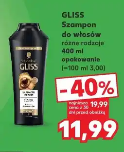 Kaufland Szampon do włosów różne rodzaje Gliss oferta