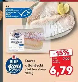 Kaufland Dorsz atlantycki filet bez skóry Blue Bay oferta