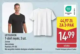 ALDI T-shirt męski 3-pak UP2FASHION oferta