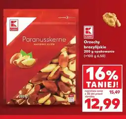 Kaufland Orzechy brazylijskie K-Classic oferta