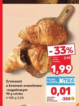 Kaufland Croissant z kremem orzechowo-nugatowym oferta