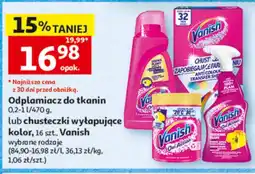 Auchan Odplamiacz do tkanin Vanish oferta