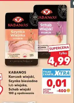 Kaufland Karczek wiejski Kabanos oferta