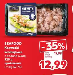 Kaufland Krewetki koktajlowe z dodaną wodą Seafood oferta