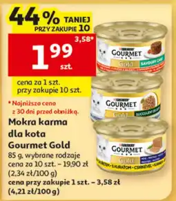 Auchan Mokra karma dla kota Gourmet oferta