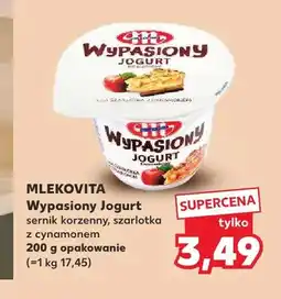Kaufland Wypasiony Jogurt sernik korzenny Mlekovita oferta
