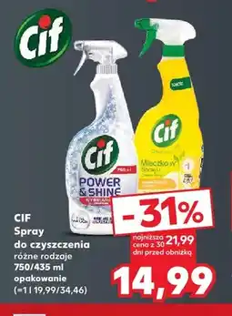Kaufland Spray do czyszczenia Power & Shine Cif oferta